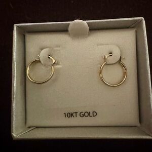 Belk 10KT Gold Classic Hoop Earrings